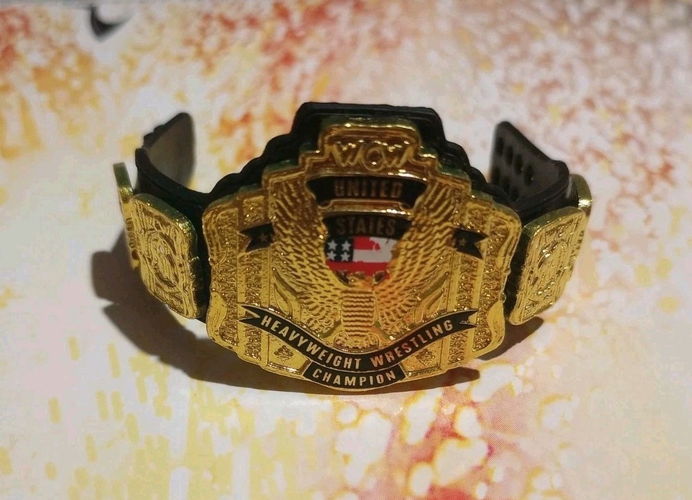 Mattel WWE Elite WCW United States Championship Title Belt Shiny US nWo Ultimate
