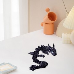 3D Printed Dragon with Wings, 3D Dragon Articulated Winged Dragon for Home CW