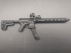 1/12 scale 3D printed MPX rifle for classified marvel legends