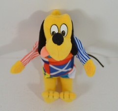 RARE 2000 Pluto 6.5″ McDonald’s EUROPE Plush Hand Puppet Disney Disneyland Paris