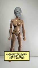 Amazon Lady 3 Custom Action Figure Head 1:9 or 1:6 Mego