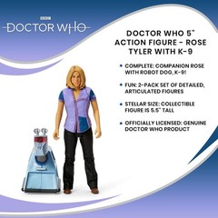 Doctor Who 5″ Action Figure – Rose Tyler with K-9
