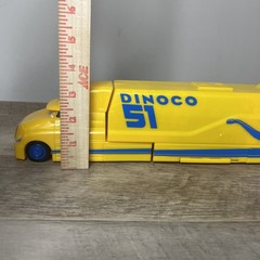 Disney Pixar Cars Cruz Ramirez #51 Dinoco Transporter Hauler Semi Truck Play Set