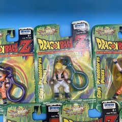 7 LOT RARE MOC NIP Vintage 1999 Dragonball Z IRWIN Funimation Clip Keychain