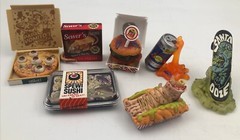 ZURU Lot of 7 Mega Gross Minis Spewi Sushi Rot Dog Vomit Nasty Collectibles