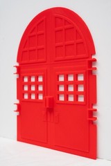 Real Ghostbusters Kenner Firehouse Replacement Door Set + Door Stop Repro