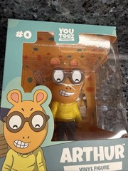 You Tooz Collectibles PBS Kids TV Show ARTHUR Vinyl Figure #0 NIB