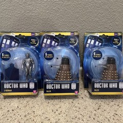 Doctor Who Dalek Cyberman Weeping Angel Figure Lot NEW 2014 Wave 2 Series 7