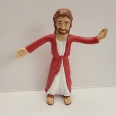 Jesus of Nazareth Bendable Poseable Arms Action Figure 6.25″ tall NJ Crose