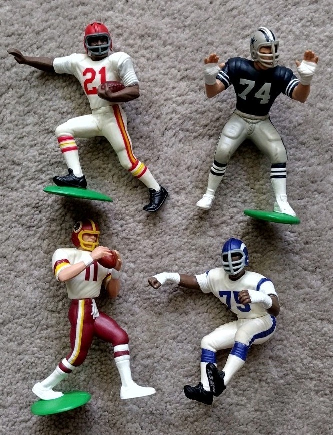 NFL Starting Lineup Action Figures Rypien, Garrett, Lilly, Jones. SET Of 4