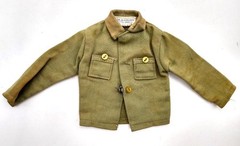 1964 Vintage Hasbro GI Joe British Crown Light Green Army Shirt Hong Kong