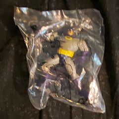 Batman Plastic Action Figure in Sealed Polybag, Gray/Purple/Yellow/Black