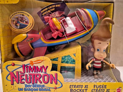 Jimmy Neutron Boy Genius – STRATO XL Rocket Ship Toy vintage 2001 nib