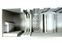 1:18 Scale Imperial Corridors: For 3.75 inch Figures 6-Piece Sci-Fi Diorama Set