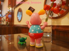 TWO TWO Land Rabbit &Turtle Son VINYL H15cm /3cm Sofubi Figure