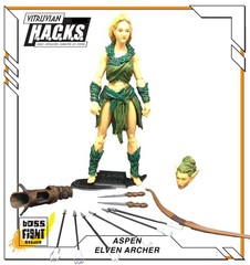 Aspen Spring Branch Elven Archer Vitruvian H.A.C.K.S. Action Figure1:18 Scale