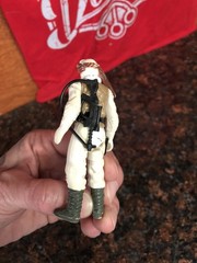 1980 Kenner STAR WARS LUKE SKYWALKER HOTH BATTLE GEAR w/Weapon Hong Kong (LOOK)
