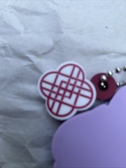 Monogram NETFLIX K-Pop Demon Hunters Figural Bag Clip HUNTR/X LOGO w/ CHARM New