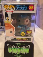 FUNKO POP! FREDDY FUNKO AS TRON #SE IN HARD PROTECTIVE CASE GITD 1000 PCS LE