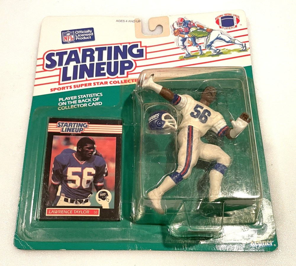 Lawrence Taylor 1989 Starting Lineup NFL New York Giants Sealed