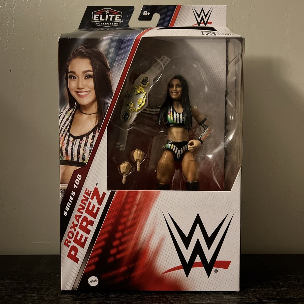 WWE Roxanne Perez Elite Collection Series 106 Wrestling Figure – New In Box