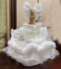 For Plush toy 10cm 15cm 20cm 40cm Doll Clothes Chinese Style Dress Hair band