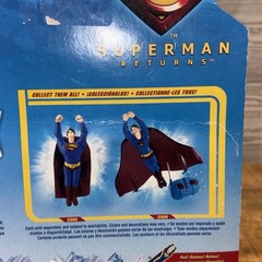 DC Comics DISC ATTACK FIGURE Man of Steel Superman Returns MIB 2006 Mattel