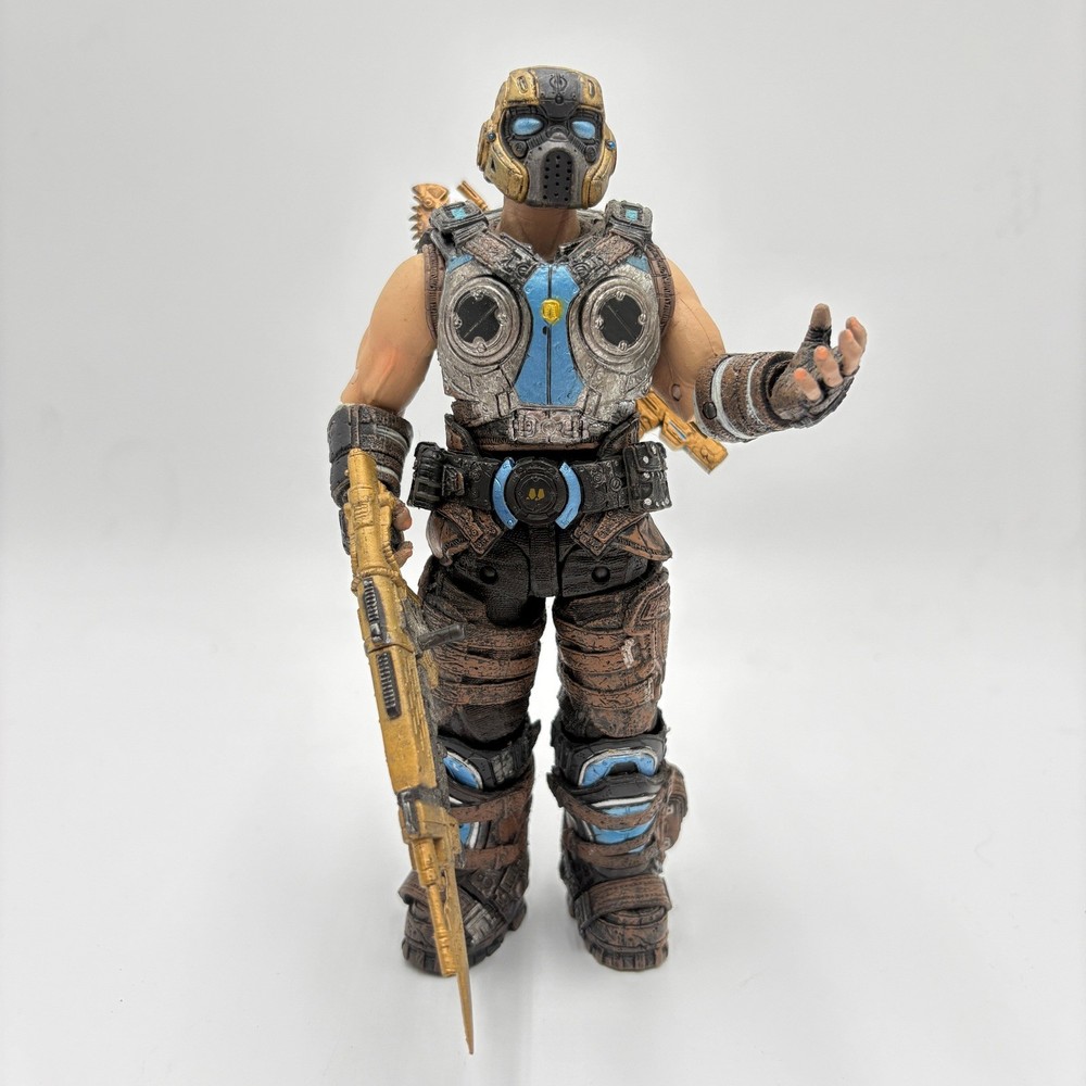 NECA Gears of War 3 Golden COG Soldier Action Figure Toys R Us Excl Complete