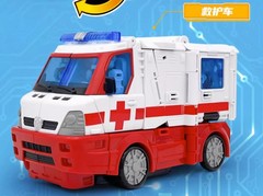 Hello Carbot MEOIENT Transforming Robot Ambulance Action Figure Toy 21cm