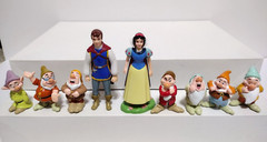 Vintage Disney SNOW WHITE Theme-Park Exclusive Action Figure Toy Set EXCELLENT!