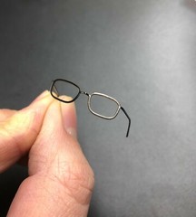 1/6 female metal eye glasses E for 12″ figure hot toys phicen Poptoys kumik❶USA❶