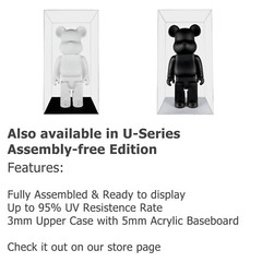 SONGLECTION® Display Case for Bearbrick 1000% (Clear Base)