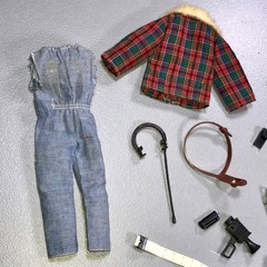Vintage 1971 Mattel Big Jim Uniforms Accessories Mixed Lot