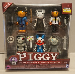 Piggy Action Figure (6-Pack) Series 2 – New C3