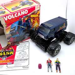 Vintage MASK M.A.S.K. VOLCANO Vehicle 1986 Kenner RUNS WORKS LOOK