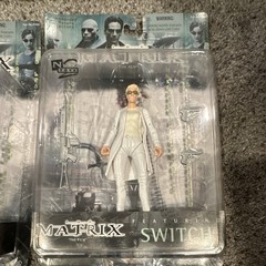 Complete Set of 6 N2 Toys The Matrix Action Figures 2000 Sealed Neo Morpheus Tri