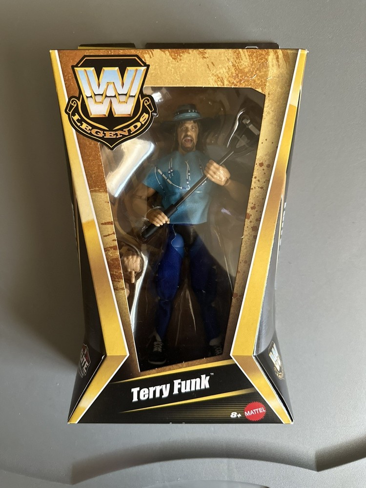 WWE Legends Elite Collection Series 27 Terry Funk Blue Shirt New Mattel