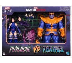 Hasbro Marvel Legends Series Gamerverse Psylocke vs Thanos Exclusive*IN HAND*2pk