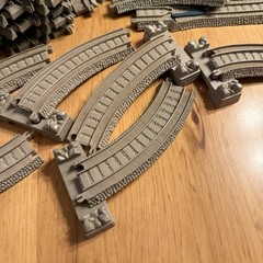Thomas Tank 50 Piece Beige Brown Gray Trackmaster Train Tracks Lot Replacement +