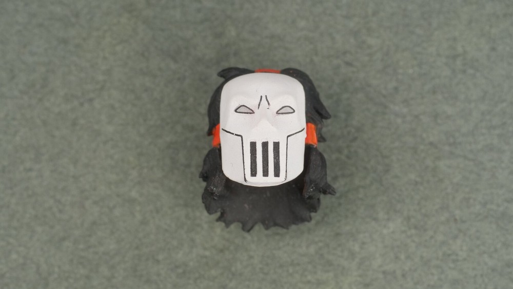 BST AXN TMNT Casey Jones Wave 3 Hockey Mask Head 5″ 1:15 Scale Fodder