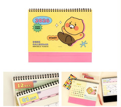 2026 Kakao Friends Choonsik Hello Diary Gift Set Desk Calendar Sticker Korea