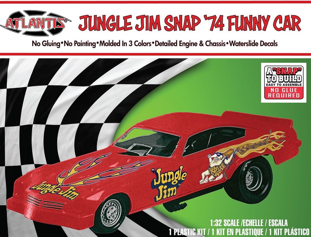Snap Jungle Jim 74 Funny Car 1/32 Atlantis