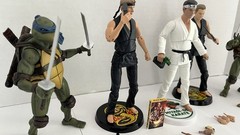 Cobra Kai 3 Figures Johnny, Daniel, Kreese and TMNT Leonardo – Rafael Lot ⭐️