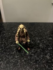 Star Wars 2004 Kit Fisto LFL Action Figure With Green Saber