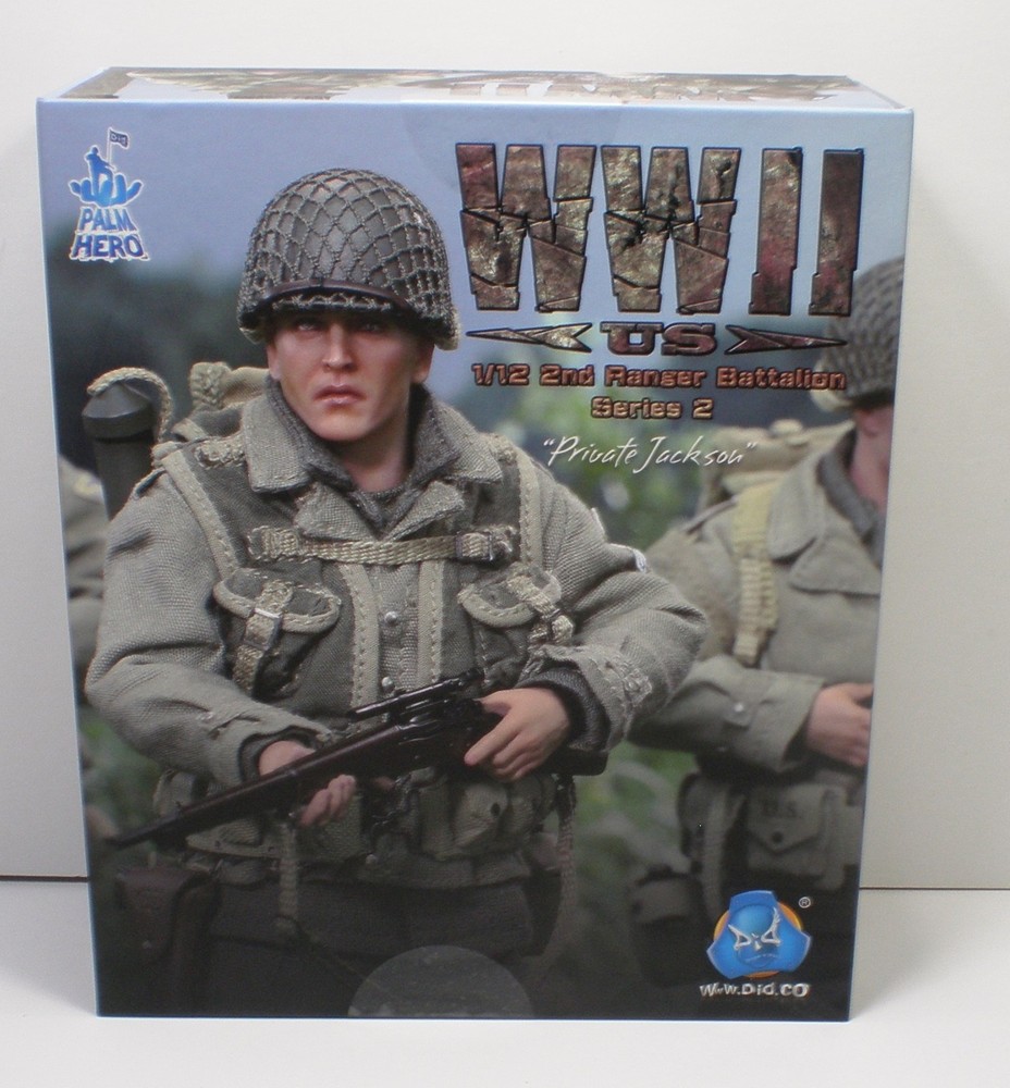 1/12 Scale United States WWII, Ranger Sniper, Jackson, Palm Heroes, DID