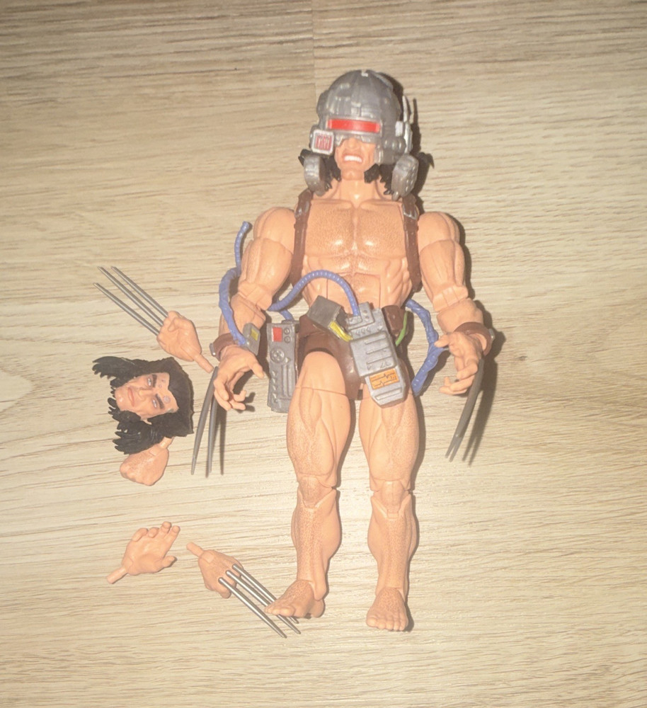 Weapon X X-Men Wolverine Action Figure Flesh w/ Alternate Head & Extra Hands