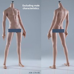 1/6 Male Teenager Body Seamless Muscular Figure 12″ for Phicen Hot Toys TBLeagvr