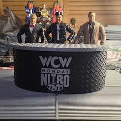 WWE Mattel 3D Printed WCW Monday Nitro Announce Table Accessory