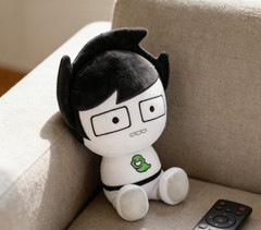 Homestuck John Egbert Plush 7.1In Plushie Toy for Webcomic Fans