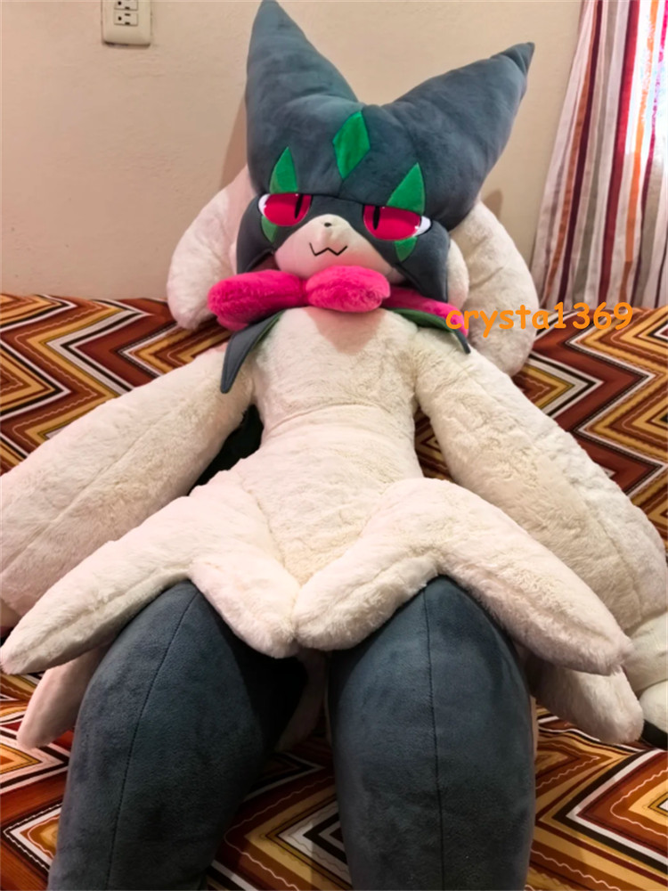 Handmade Refined 170cm Stuffed Toy Meowscarada Plushie Doll Anime Collect Decor